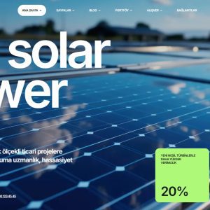 Green enerji web tasarım sitesi